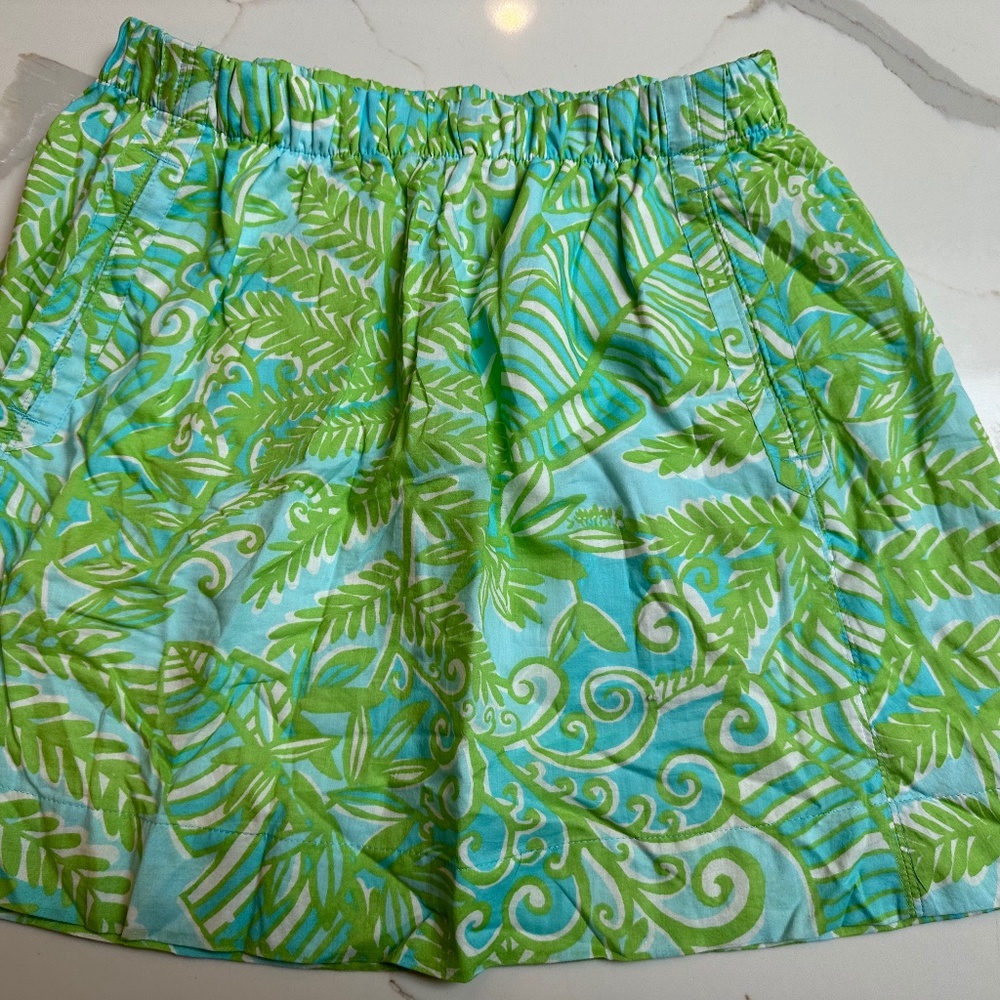 Lilly Pulitzer Elastic Waist Skirt with Pockets Size L